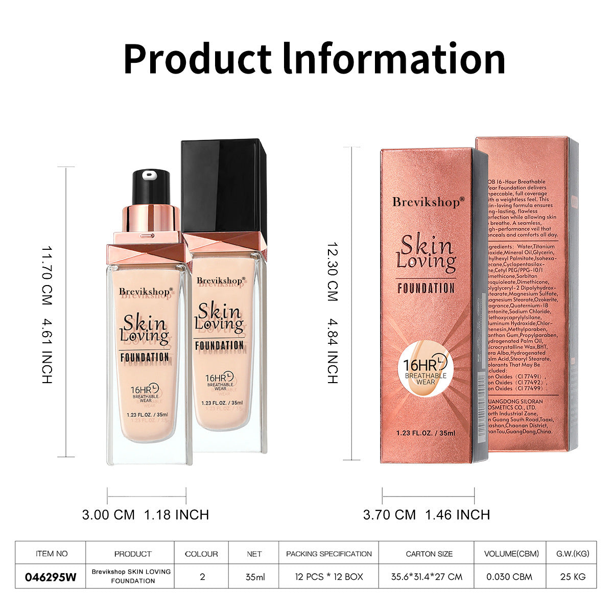 Flawless Skin All Day – 16HR Long-Lasting Breathable Foundation Duo 突出卖点型