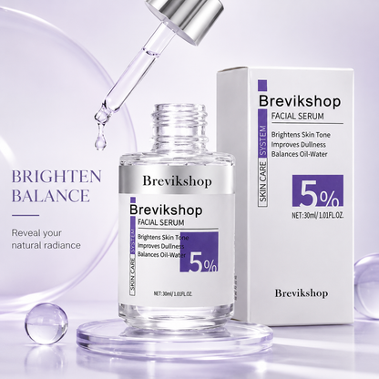 Brighten & Balance 5% Facial Serum – For Radiant, Even-Looking Skin