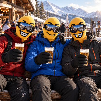 Funny Ski Mask + Free Ski Goggles = A Complete Ski Look