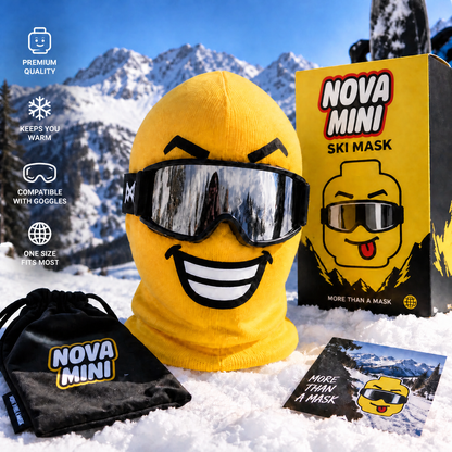 Funny Ski Mask + Free Ski Goggles = A Complete Ski Look