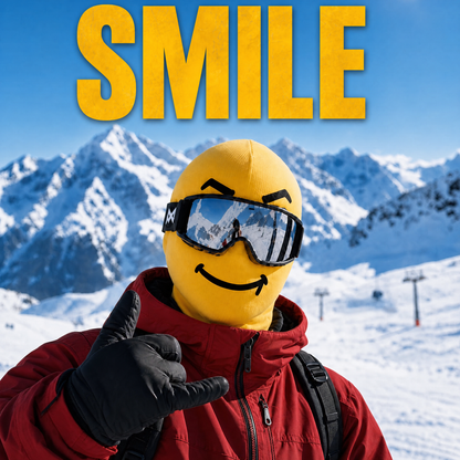 Funny Ski Mask + Free Ski Goggles = A Complete Ski Look
