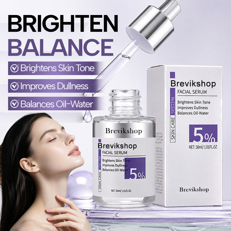 Brighten & Balance 5% Facial Serum – For Radiant, Even-Looking Skin
