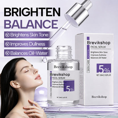 Brighten & Balance 5% Facial Serum – For Radiant, Even-Looking Skin